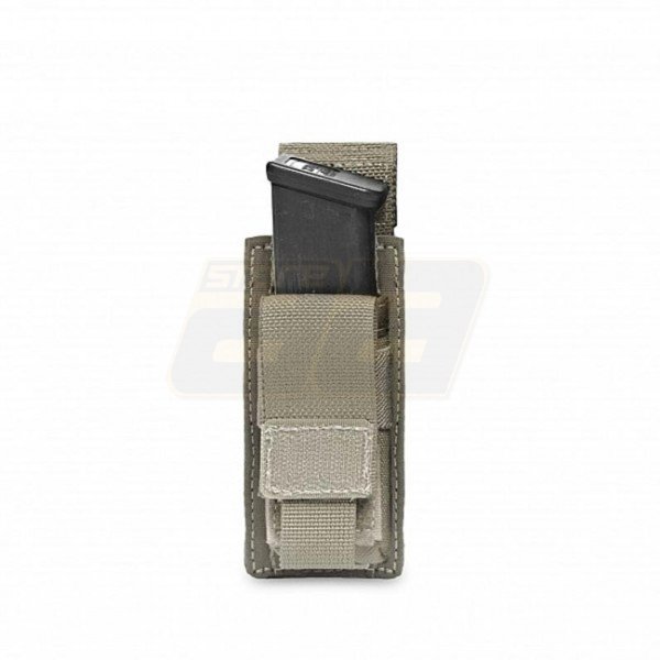 Warrior Single 9mm Pistol Magazine Pouch - Ranger Green