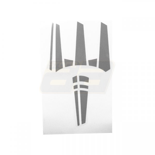 Pitchfork The Trident Sticker - Urban Grey