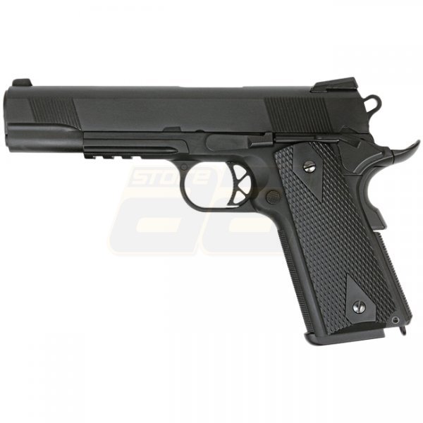WE M1911 Tactical V3 Gas Blow Back Pistol - Black