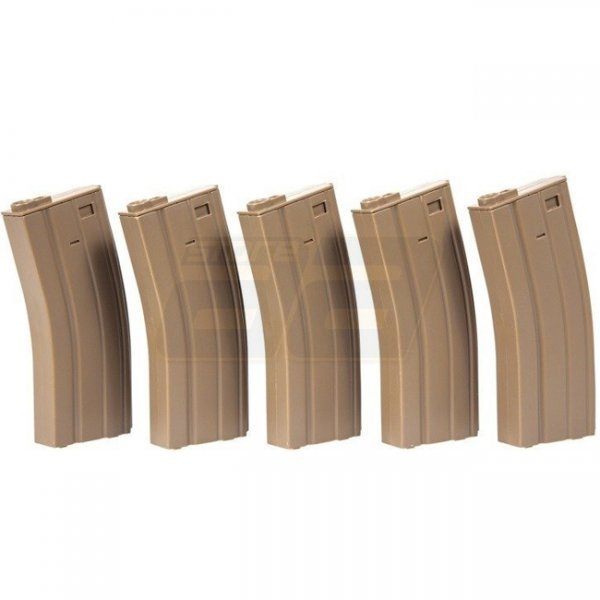 Specna Arms M4 70rds Plastic Magazine Set - Tan