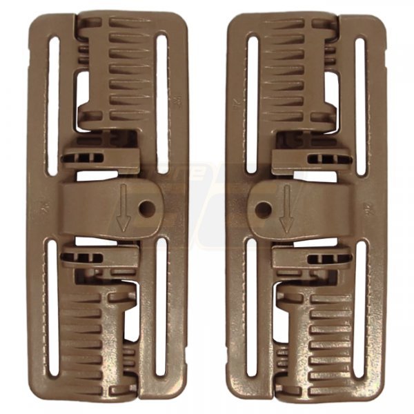 2M Quick-Release ROC 80 Set Left Right - Coyote Brown