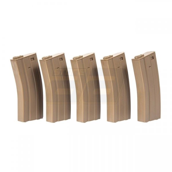 Specna Arms M4 100rds Polymer Magazine Set - Tan