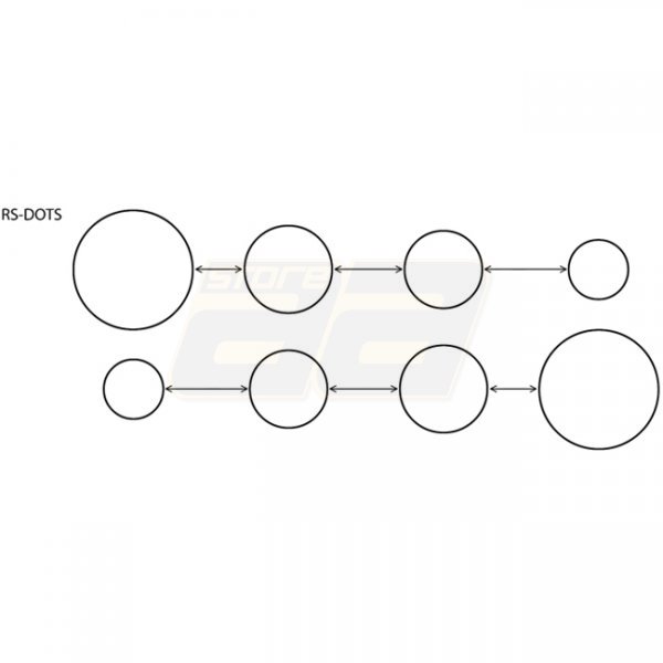 Range Solutions RS-Dots Shooting Targets 50pcs