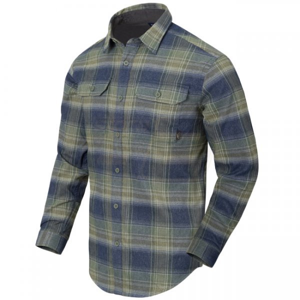 Helikon-Tex GreyMan Shirt - Blast Blue Plaid - XS