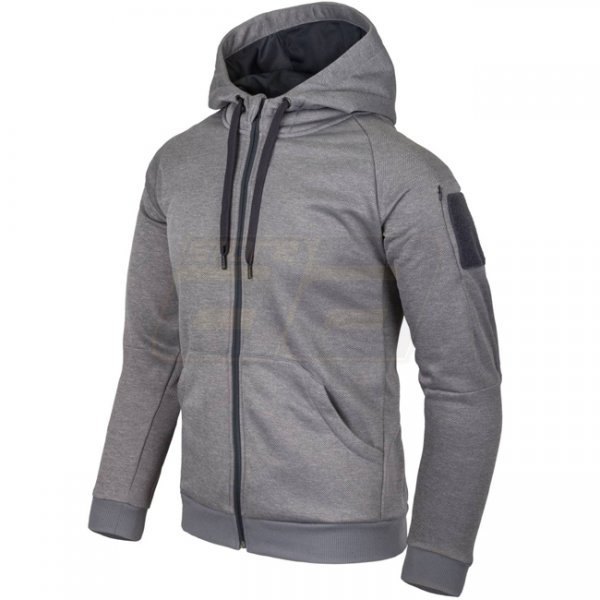 Helikon-Tex Urban Tactical Hoodie FullZip - Melange Grey - 3XL