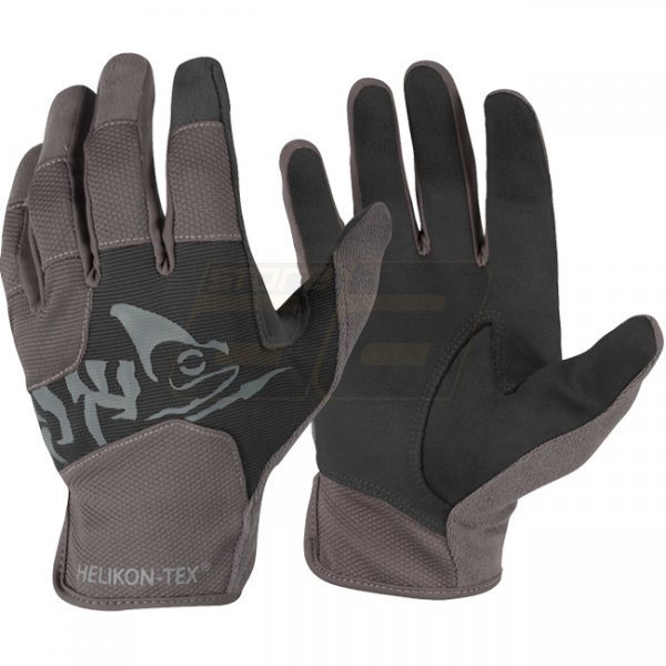 Helikon-Tex All Round Fit Tactical Gloves - Black / Shadow Grey A - L