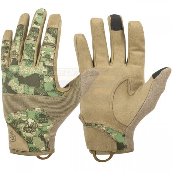 Helikon-Tex Range Tactical Gloves - PenCott WildWood / Coyote A - S