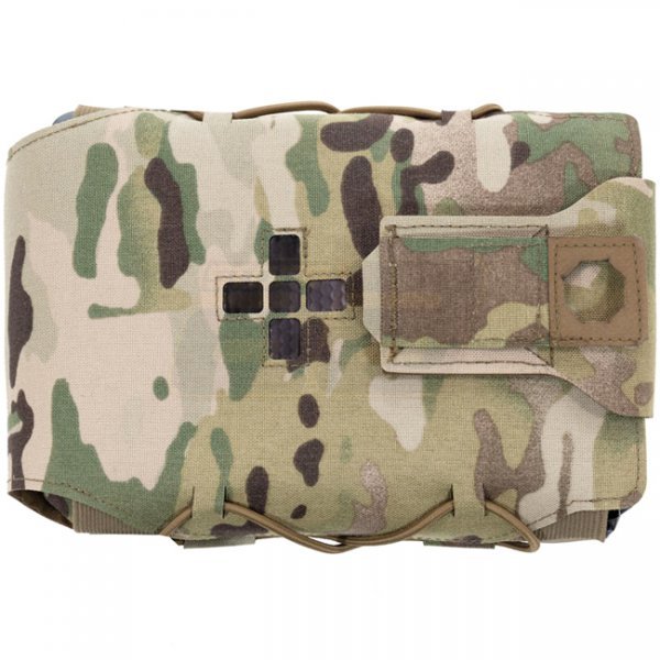 Warrior Laser Cut Large Horizontal Individual First Aid Kit Pouch - Multicam