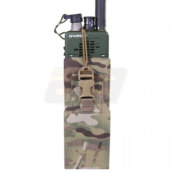 Warrior Laser Cut MBITR/Harris Radio Pouch - Multicam