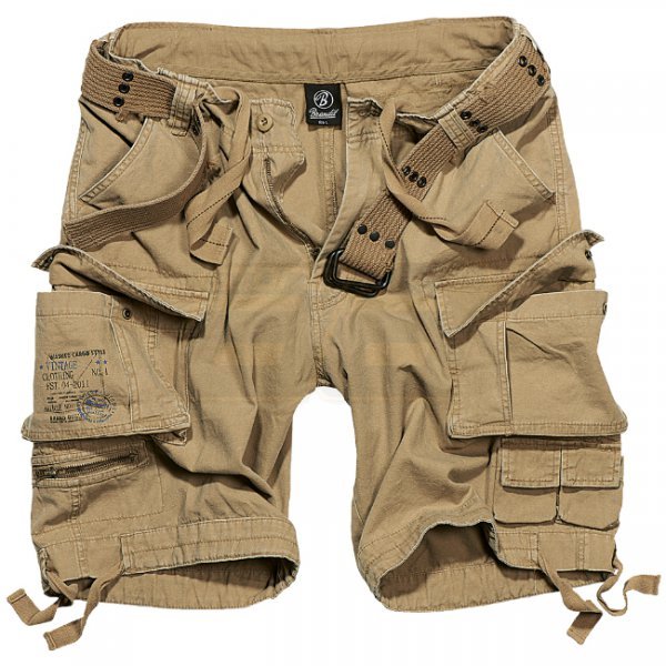 Brandit Savage Vintage Shorts - Beige - L