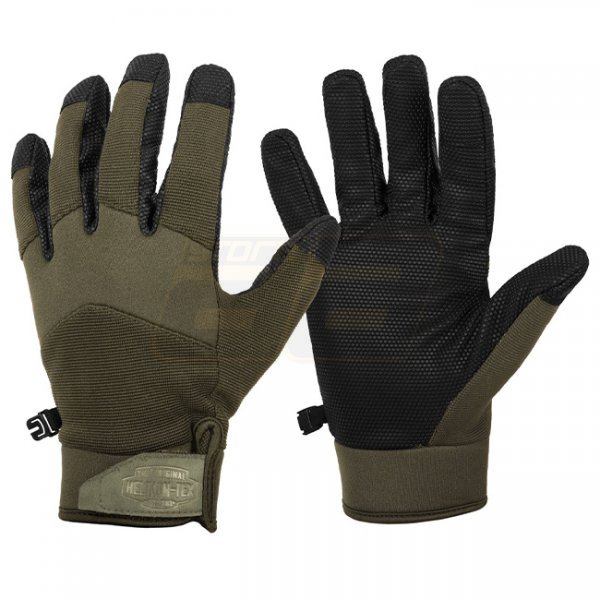 Helikon-Tex Impact Duty Winter Mk2 Gloves - Olive Green / Black B - L