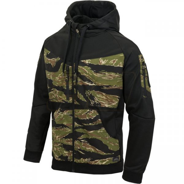 Helikon-Tex Rogue Tactical Hoodie FullZip - Black / Tiger Stripe - S