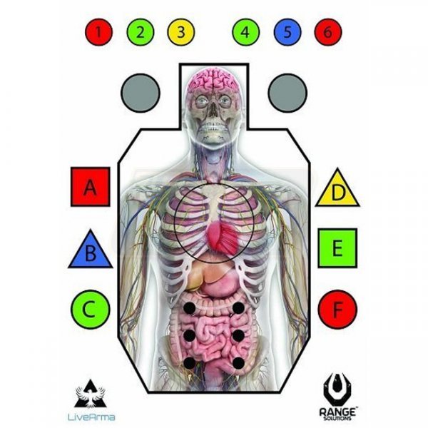 Range Solutions Live Arma Shooting Target 50 Pcs