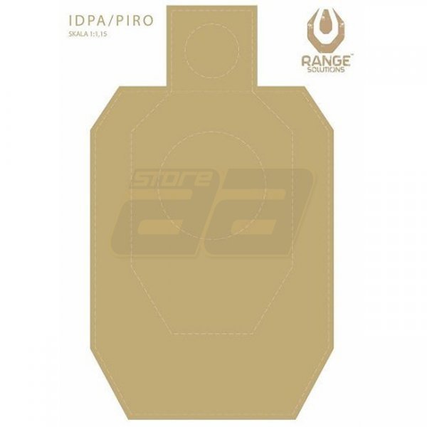 Range Solutions IDPA / PIRO Shooting Target 50 Pcs