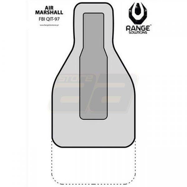 Range Solutions Test Air Marshall Shooting Target 50 Pcs