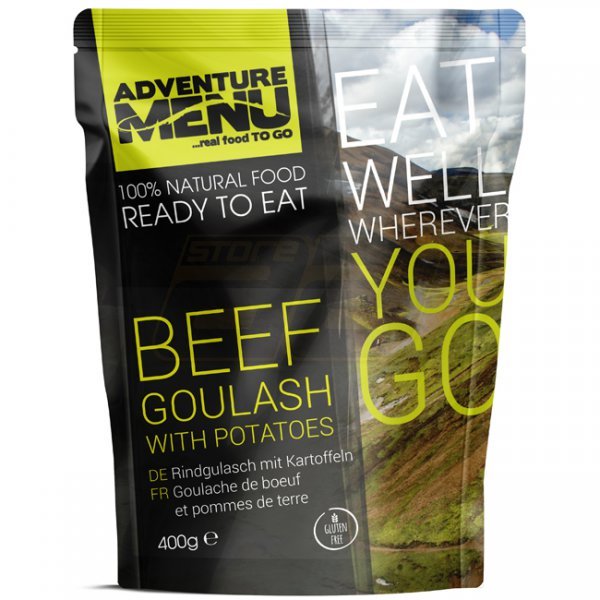 Adventure Menu Beef Goulash & Potatoes