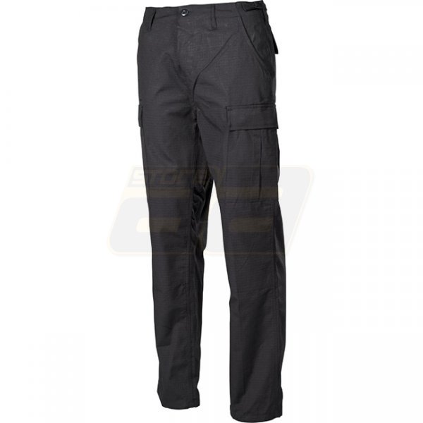 MFH BDU Combat Pants Ripstop - Black - 2XL