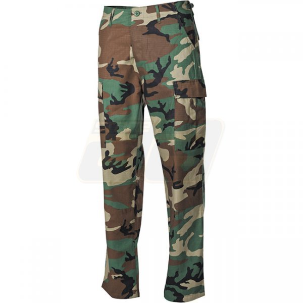 MFH BDU Combat Pants Ripstop - Woodland - M