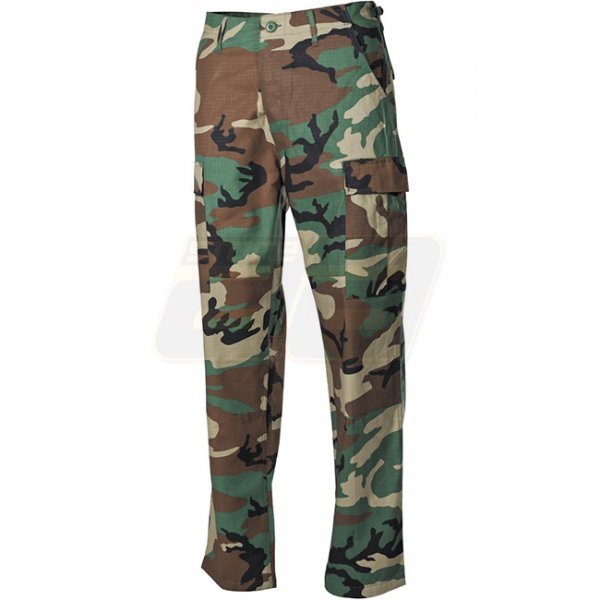 MFH BDU Combat Pants Ripstop - Woodland - 2XL