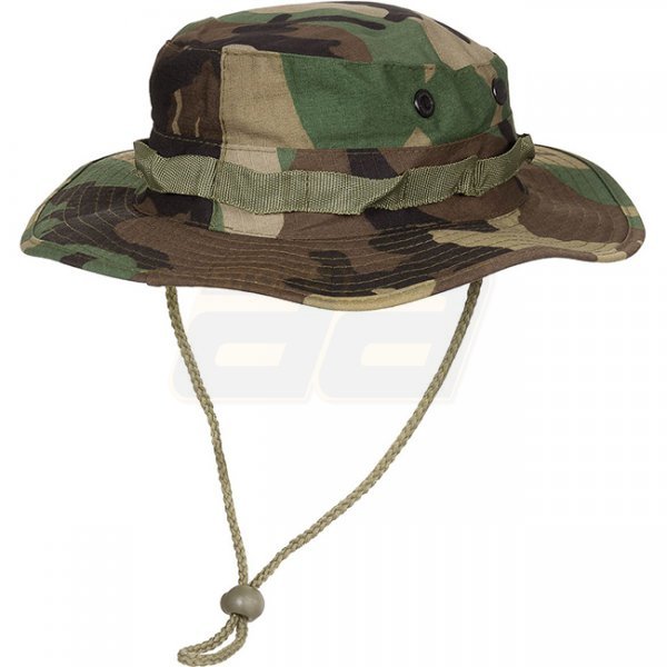 MFH US Boonie Hat Ripstop - Woodland - L