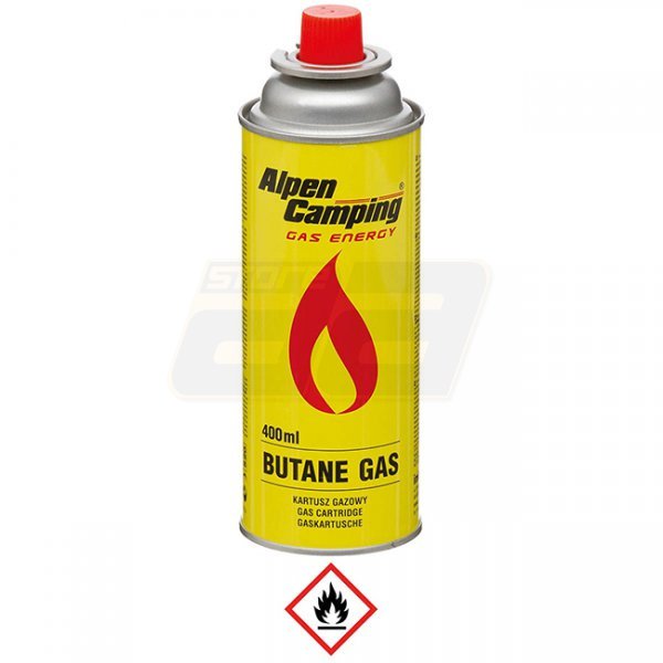 Alpen Camping Valve Gas Cartridge Butane 220 g