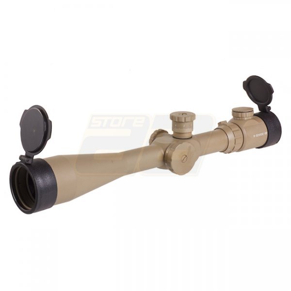 Aim-O 8-32x50E SF Red & Green Reticle Rifle Scope - Dark Earth