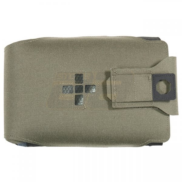 Warrior Laser Cut Large Horizontal Individual First Aid Kit Pouch - Ranger Green