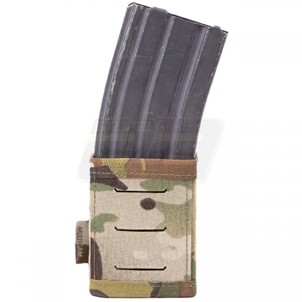Warrior Single Snap Mag Pouch 5.56mm Short - Multicam