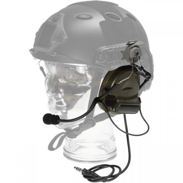 Z-Tactical Comtac II Headset FAST Military Standard Plug - Foliage Green