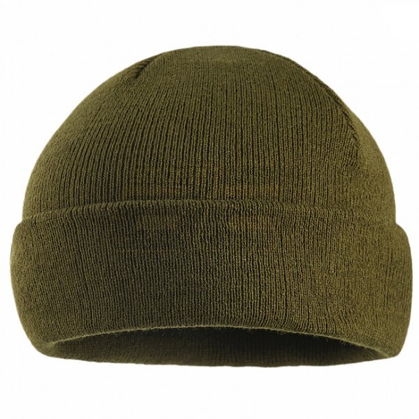M-Tac Acrylic Fine Knit Watch Cap - Dark Olive - S/M