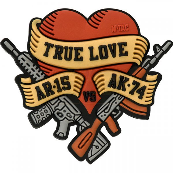M-Tac True Love Rubber Patch - Colored