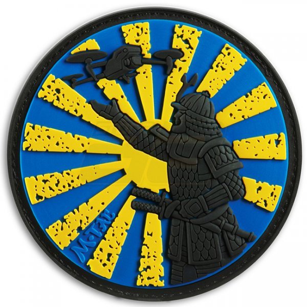 M-Tac The Way of The Samurai Rubber Patch - Navy Blue / Yellow