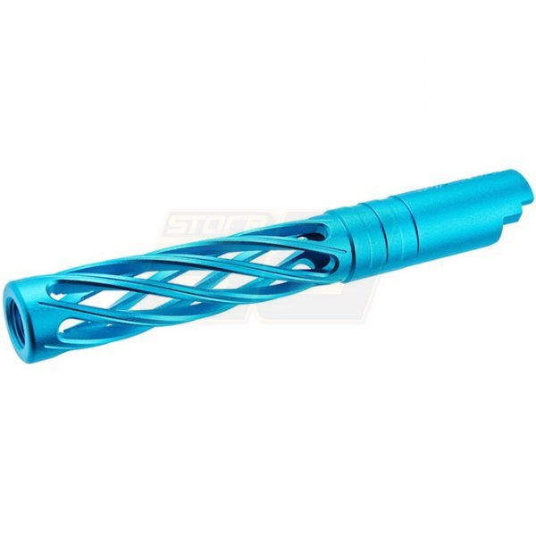 Dr.Black Marui Hi-Capa 5.1 GBB Outer Barrel Type-Dinging 6063 Aluminium - Aqua Blue