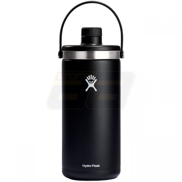 Hydro Flask Oasis Insulated Water Bottle 128oz - Black