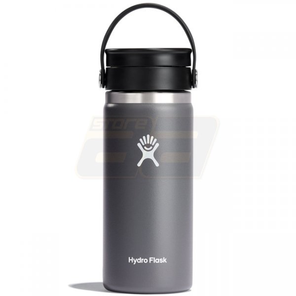 Hydro Flask Wide Mouth Insulated Bottle & Flex Sip Lid 16oz - Stone