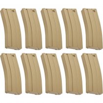 Ares M4 80rds AEG Magazine Set - Dark Earth