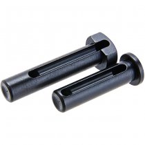 Cyma CGS Marui MWS GBBR Steel Receiver Pin & Detent Spring Set Concave Type