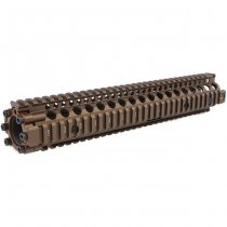 EMG Daniel Defense 12.5 Inch M4A1 RIS II Handguard CNC Aluminium - Dark Earth