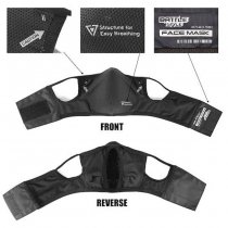 Laylax Battle Style AeroFlex Face Guard - Black - S/M
