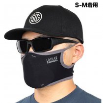 Laylax Battle Style AeroFlex Face Guard ICE - Black - S/M