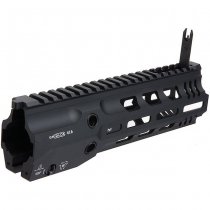 Madbull Strike Industries M4 GBBR / AEG GRIDLOK 416 9 Inch Handguard Assembly Full Duty Version - Black