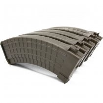 MAG AK47 100rds AEG Magazine Waffle Type Set - Olive