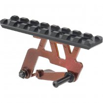 Nine Ball Marui Hi-Capa 5.1 / 4.3 GBB Aluminium Optic Mount Base NEO ZANSHIN - Red