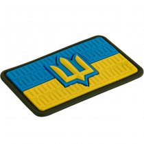 M-Tac Flag of Ukraine & Trident of the Armed Forces Rubber Patch - Colored