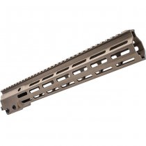 GunsModify Marui MWS GBBR / AEG MK16 13.5 Inch Rail - Tan