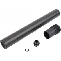 Laylax PSS VSR-10 Carbon Outer Barrel Short - Black