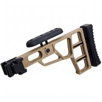 Maple Leaf VSR-10 & MLC-338 MLC-S2 Tactical Folding Stock & Hinge - Dark Earth