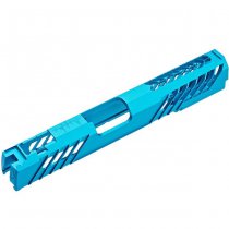 Dr.Black Marui Hi-Capa 5.1 GBB Slide Type 777 Aluminum - Aqua Blue