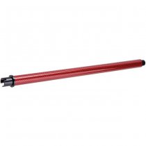 Dr.Black Marui MWS GBBR Outer Barrel Carbon Fiber 14 Inch - Red