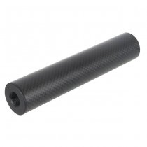Laylax MODE-2 Carbon Fiber FAT Silencer 14mm CCW 150mm - Black